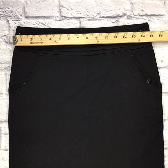 L&M Jeans Leggings Collection Jr Size Large Black Mini Skirt - Picture 7 of 7